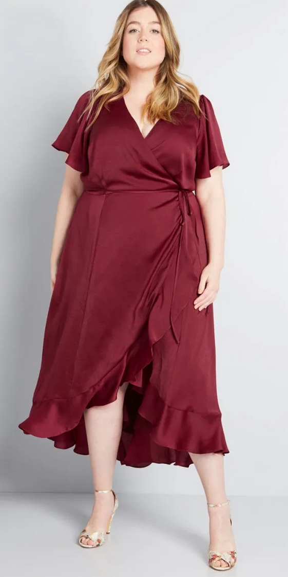 80 Plus Size Wedding Guest Dresses with Sleeves for Women Ideas 76