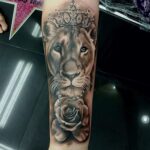 60 Stunning Lioness Tattoos for Women Ideas 02