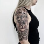 60 Stunning Lioness Tattoos for Women Ideas 08