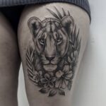 60 Stunning Lioness Tattoos for Women Ideas 11