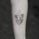 60 Stunning Lioness Tattoos for Women Ideas 15