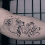 60 Stunning Lioness Tattoos for Women Ideas 16