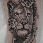 60 Stunning Lioness Tattoos for Women Ideas 17