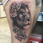 60 Stunning Lioness Tattoos for Women Ideas 22