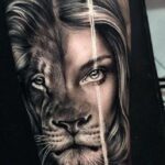 60 Stunning Lioness Tattoos for Women Ideas 24