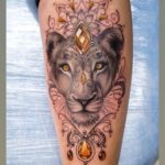 60 Stunning Lioness Tattoos for Women Ideas 25