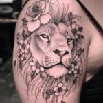 60 Stunning Lioness Tattoos for Women Ideas 27