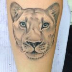 60 Stunning Lioness Tattoos for Women Ideas 32