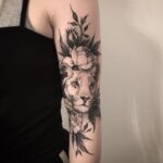 60 Stunning Lioness Tattoos for Women Ideas 40