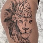 60 Stunning Lioness Tattoos for Women Ideas 41
