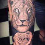 60 Stunning Lioness Tattoos for Women Ideas 47