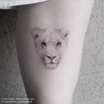 60 Stunning Lioness Tattoos for Women Ideas 48