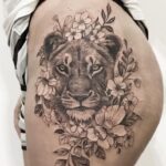60 Stunning Lioness Tattoos for Women Ideas 49