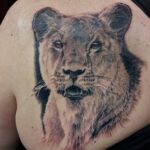 60 Stunning Lioness Tattoos for Women Ideas 53