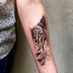 60 Stunning Lioness Tattoos for Women Ideas 57