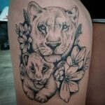 60 Stunning Lioness Tattoos for Women Ideas 59