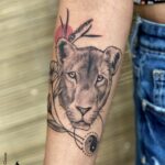 60 Stunning Lioness Tattoos for Women Ideas 61
