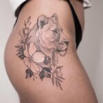 60 Stunning Lioness Tattoos for Women Ideas 62