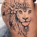 60 Stunning Lioness Tattoos for Women Ideas 63