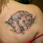 60 Stunning Lioness Tattoos for Women Ideas 67