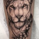 60 Stunning Lioness Tattoos for Women Ideas 71