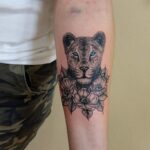 60 Stunning Lioness Tattoos for Women Ideas 72