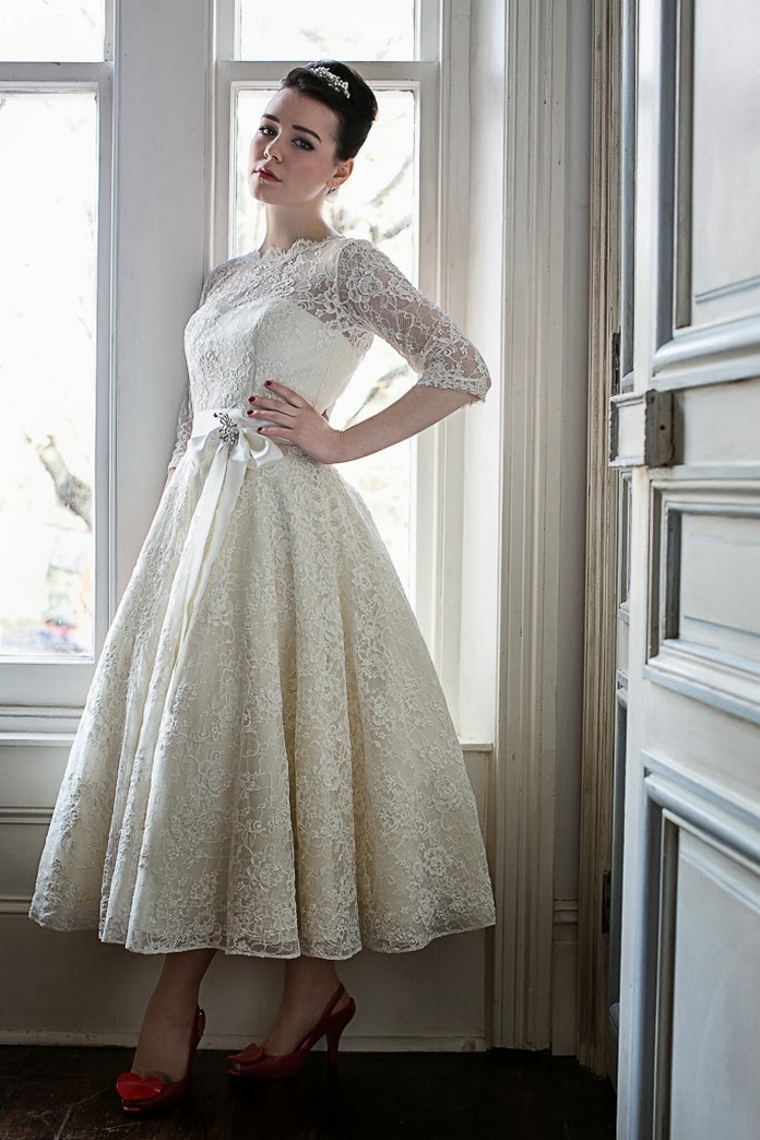 70 Vintage Style Short Wedding Dresses Ideas 01
