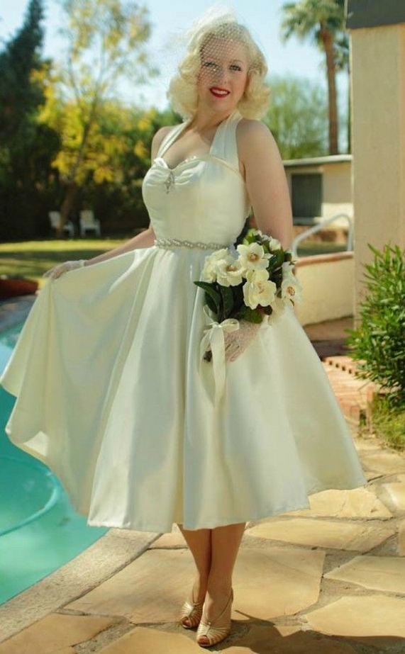 70 Vintage Style Short Wedding Dresses Ideas 02