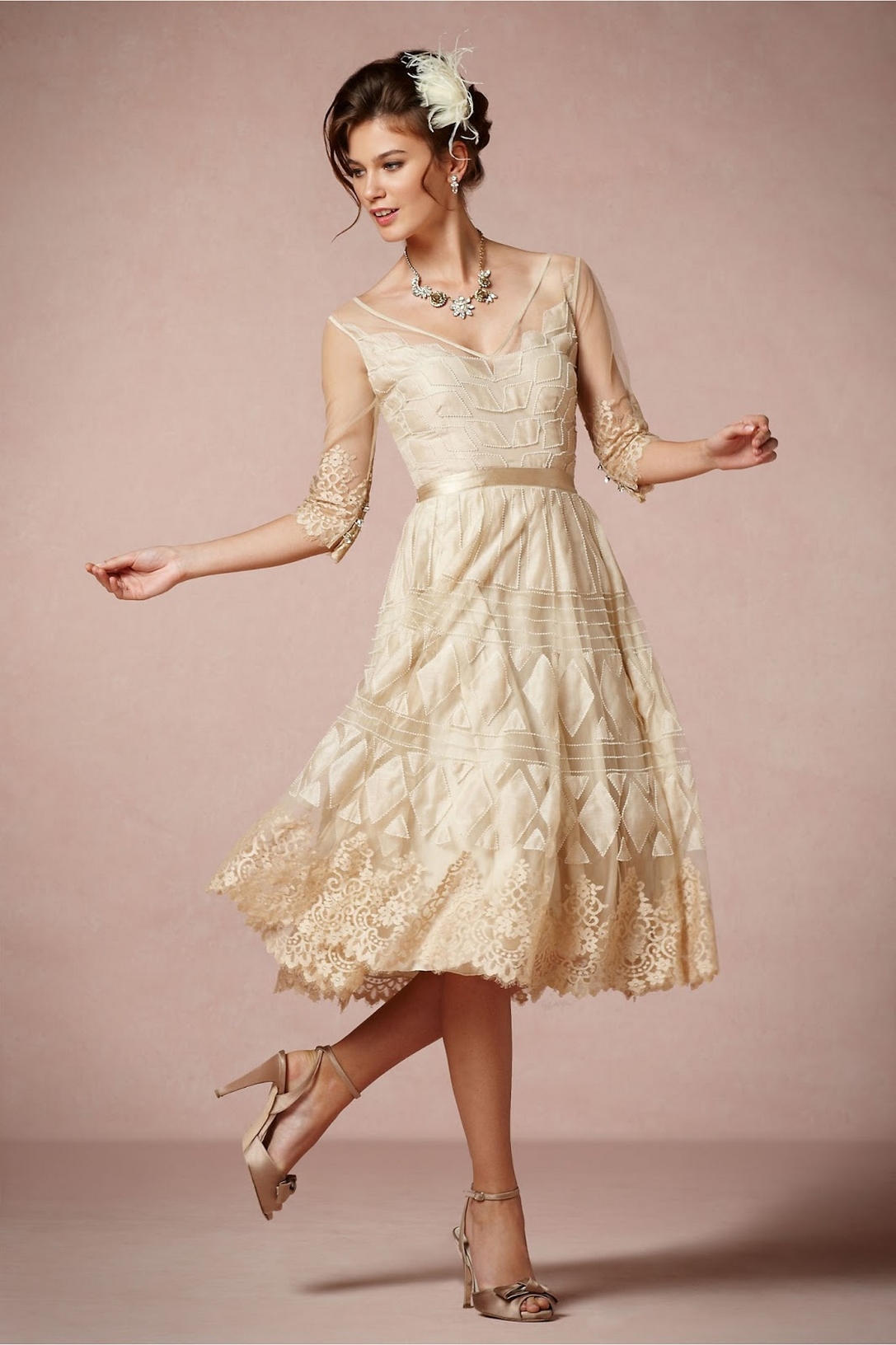 70 Vintage Style Short Wedding Dresses Ideas 11