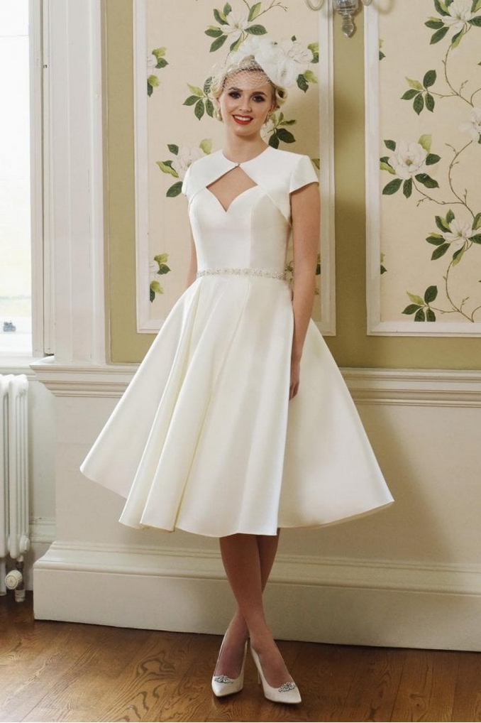 70 Vintage Style Short Wedding Dresses Ideas 17