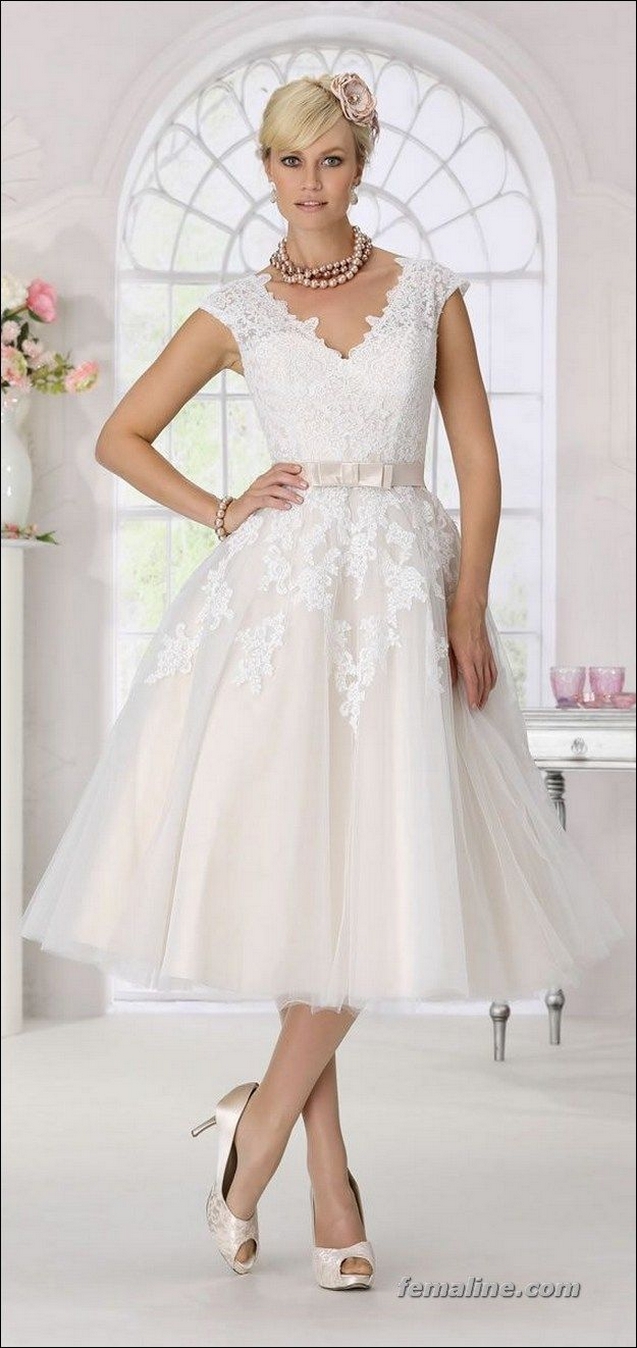 70 Vintage Style Short Wedding Dresses Ideas 24