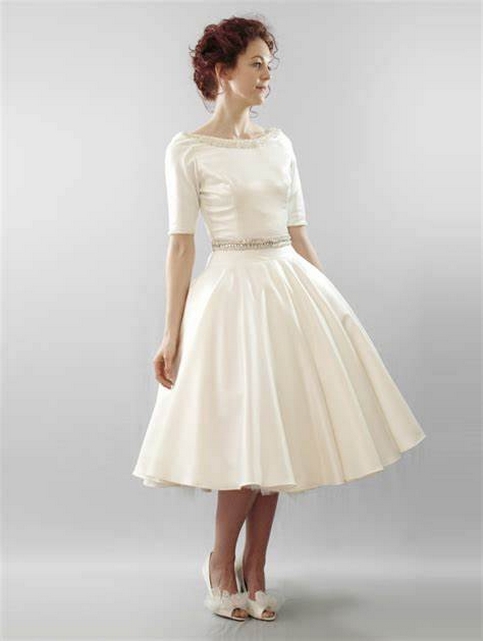 70 Vintage Style Short Wedding Dresses Ideas 29