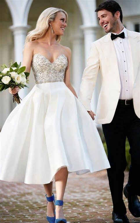 70 Vintage Style Short Wedding Dresses Ideas 35