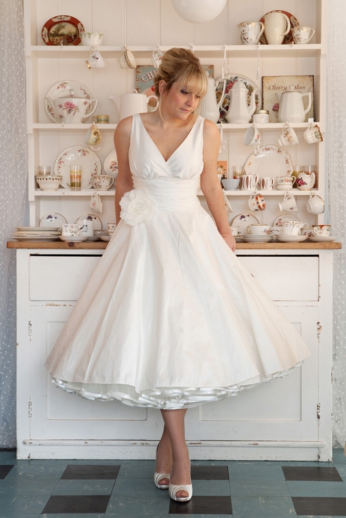 70 Vintage Style Short Wedding Dresses Ideas 44