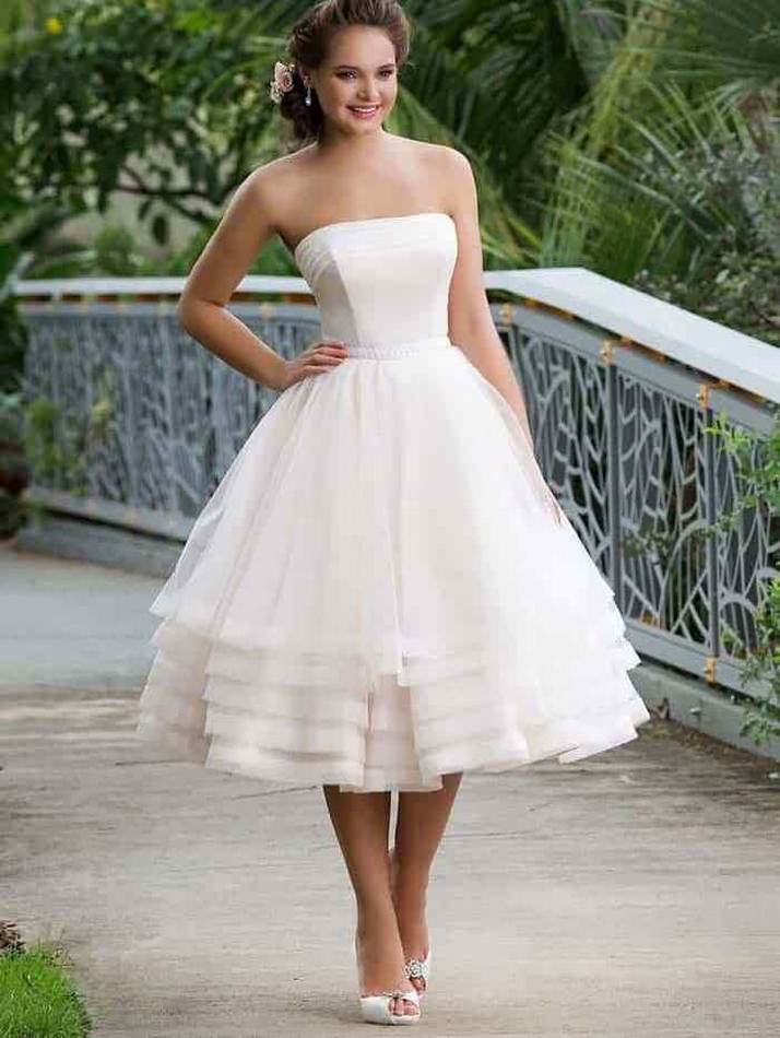 70 Vintage Style Short Wedding Dresses Ideas 46