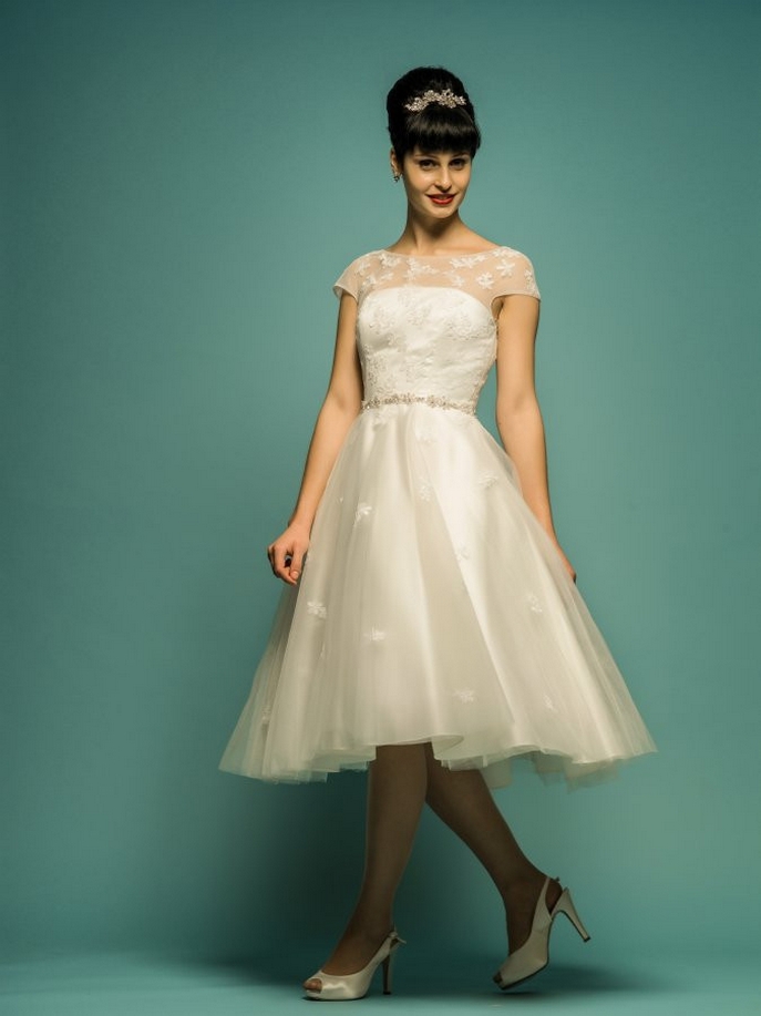 70 Vintage Style Short Wedding Dresses Ideas 50