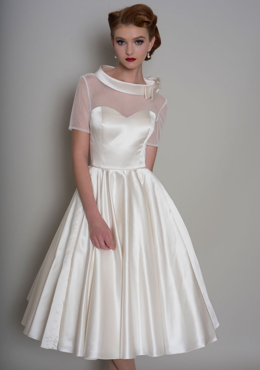 70 Vintage Style Short Wedding Dresses Ideas 52