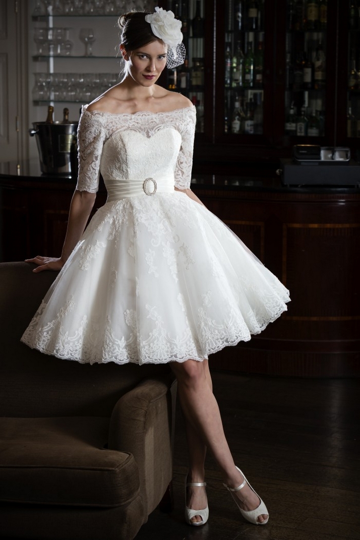 70 Vintage Style Short Wedding Dresses Ideas 54