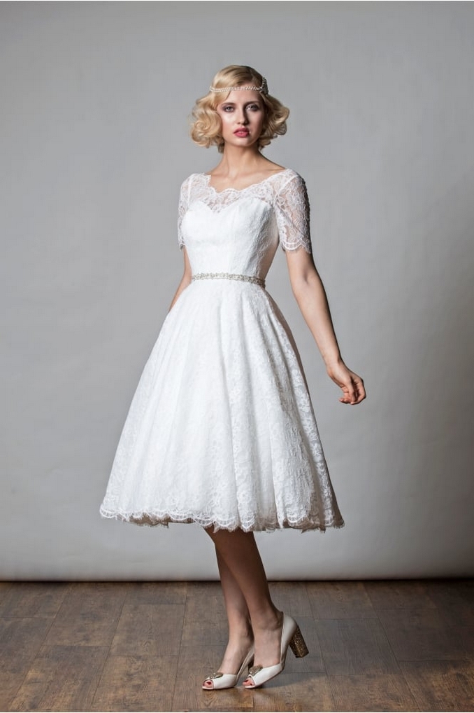 70 Vintage Style Short Wedding Dresses Ideas 57