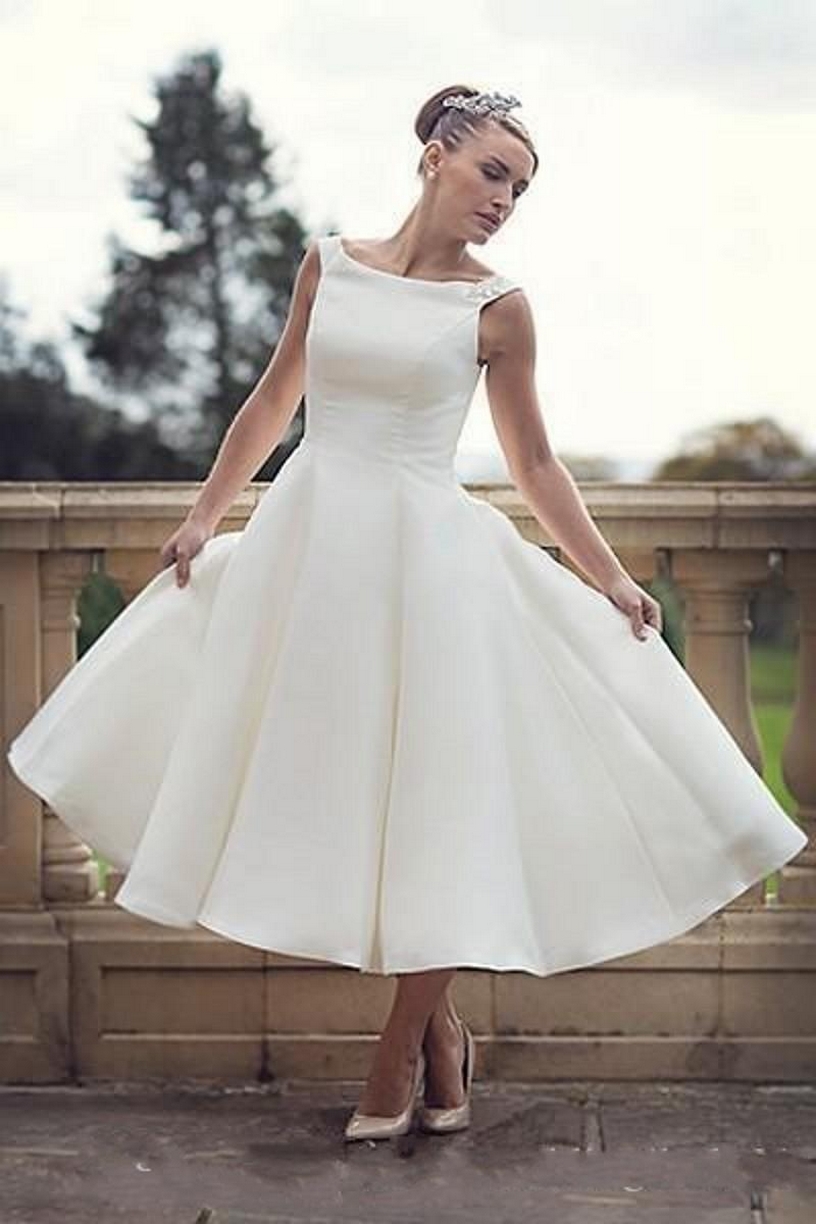 70 Vintage Style Short Wedding Dresses Ideas 68