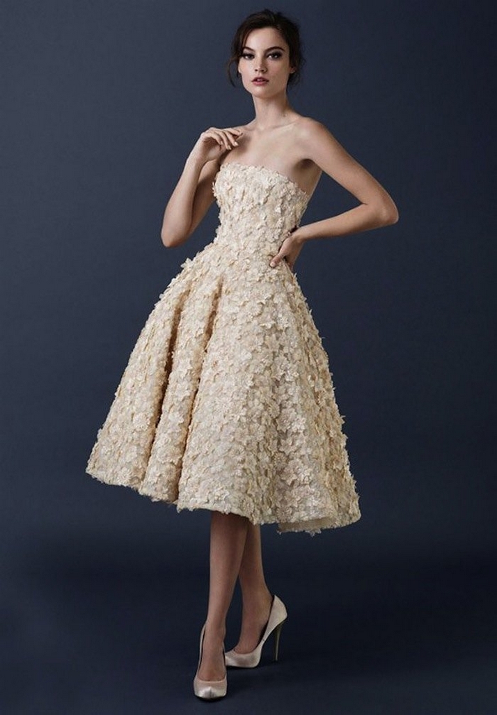 70 Vintage Style Short Wedding Dresses Ideas 71