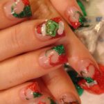 40 Beautiful Christmas Nail Design for Women Ideas 10
