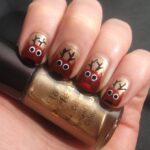 40 Beautiful Christmas Nail Design for Women Ideas 37