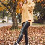 50 Elegant Fall Outfits with Leggings for Women Ideas 30