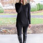 50 Elegant Fall Outfits with Leggings for Women Ideas 33