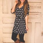 50 Elegant Fall Outfits with Leggings for Women Ideas 42