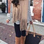 50 Elegant Fall Outfits with Leggings for Women Ideas 47
