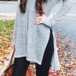 50 Elegant Fall Outfits with Leggings for Women Ideas 52