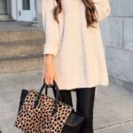 50 Elegant Fall Outfits with Leggings for Women Ideas 59