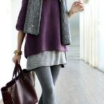 50 Elegant Fall Outfits with Leggings for Women Ideas 62